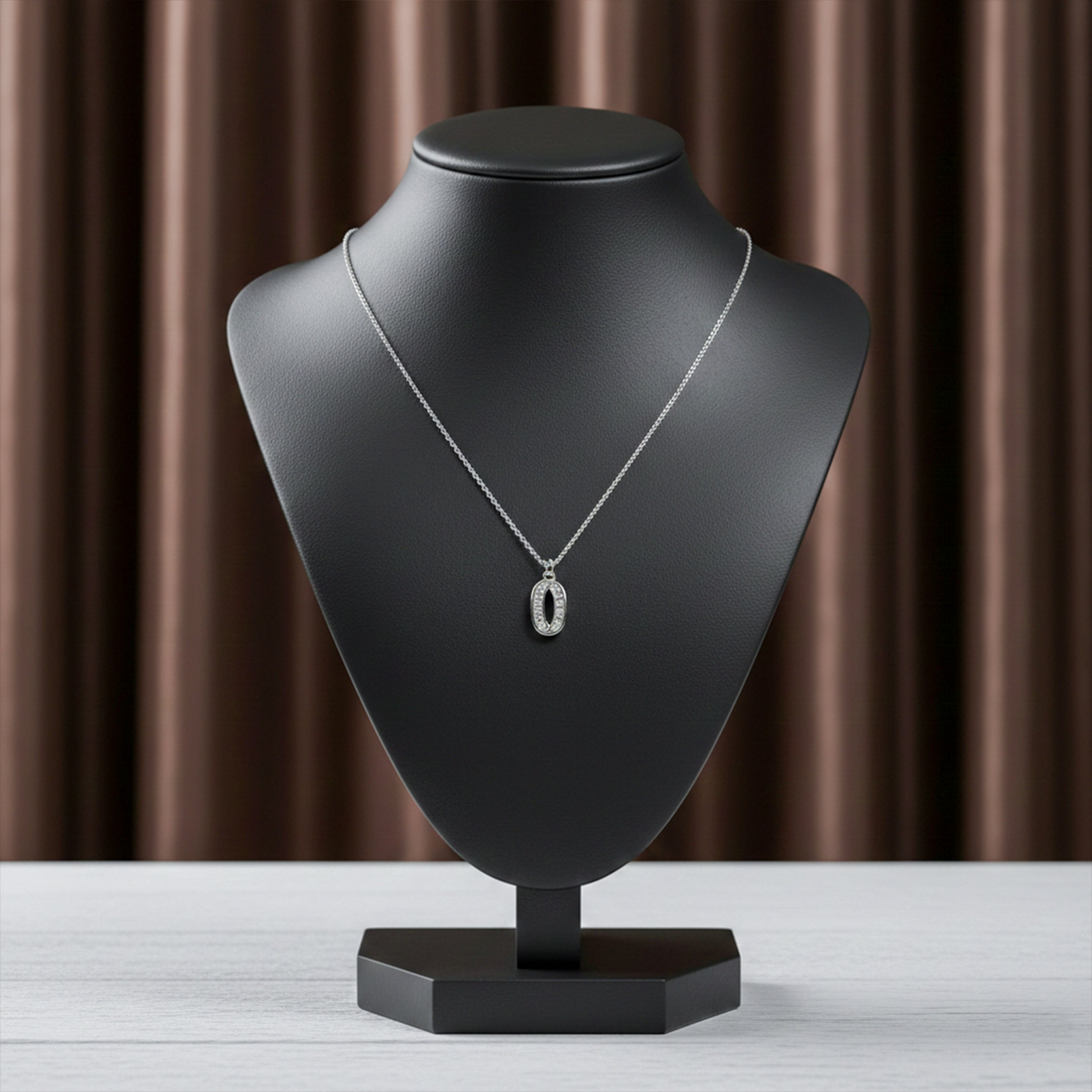 Oval Elegance Pendant Necklace GWN -45