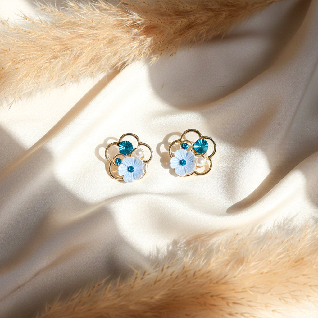 Sky Bloom Stud Earrings GWE -236