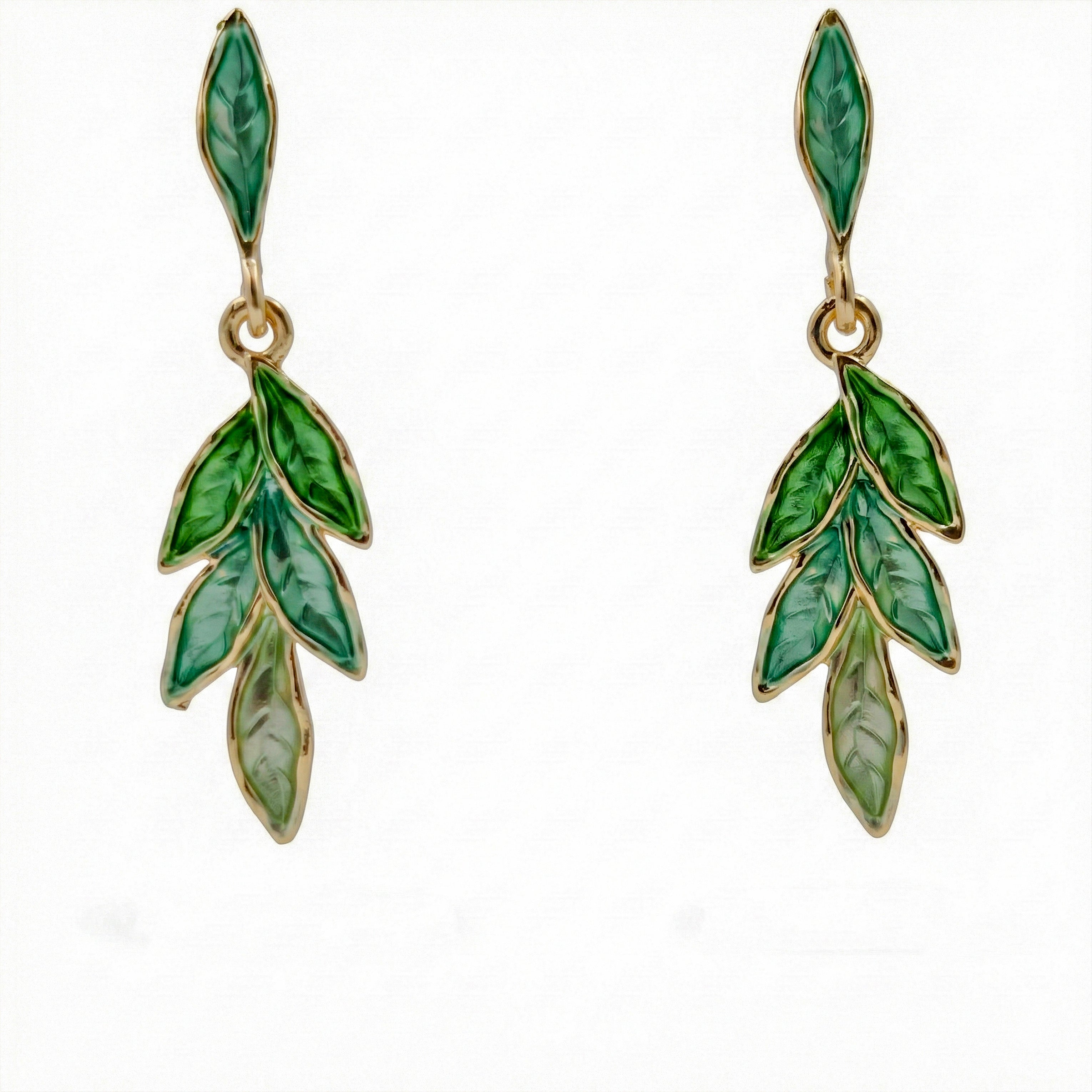 Green Leaf Earrings GWE -194