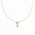 Solitaire Charm Pendant Necklace GWN -129