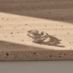 Silver Radiance Bow Ring GWR -55