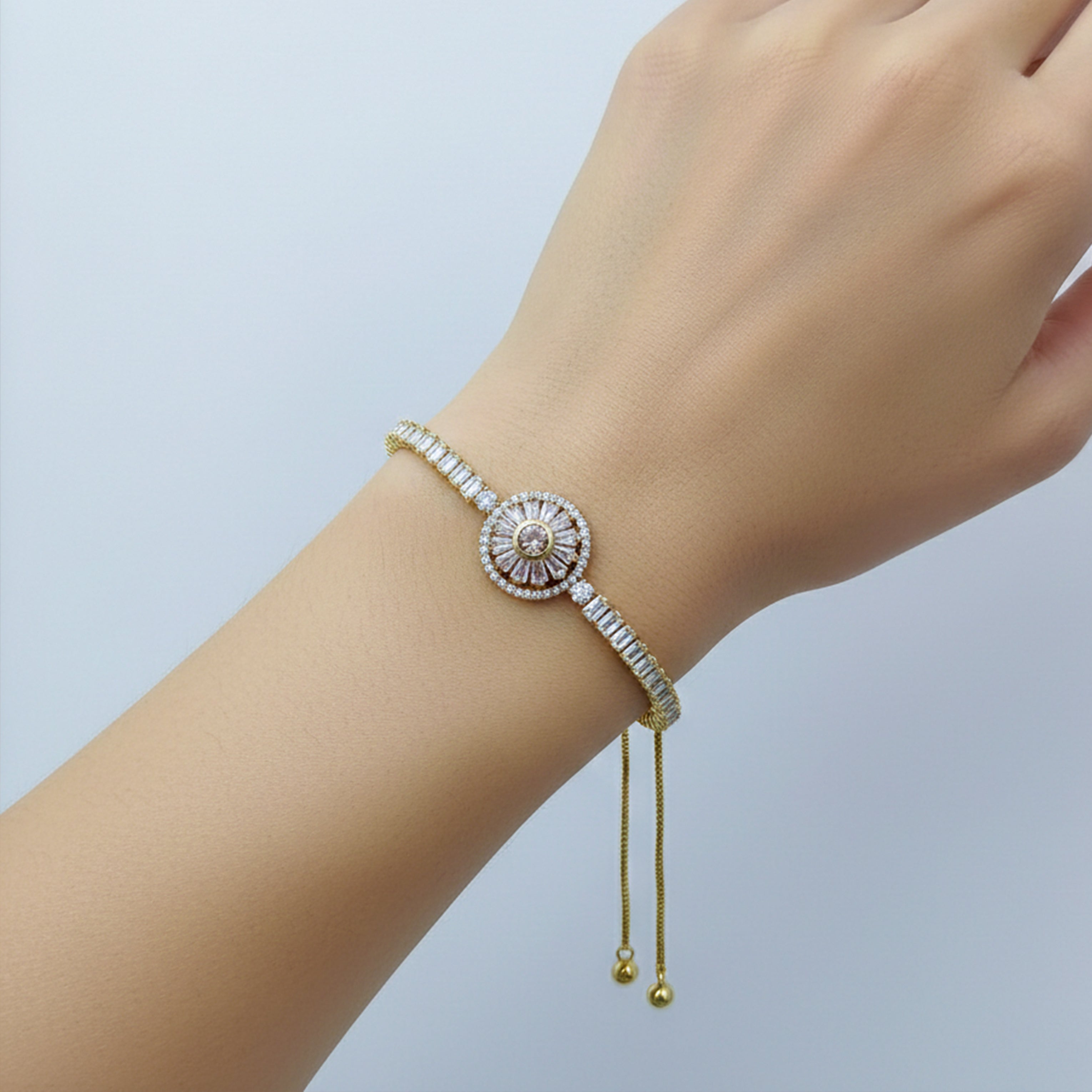 Golden Radiance Adjustable Bracelet GWB -115