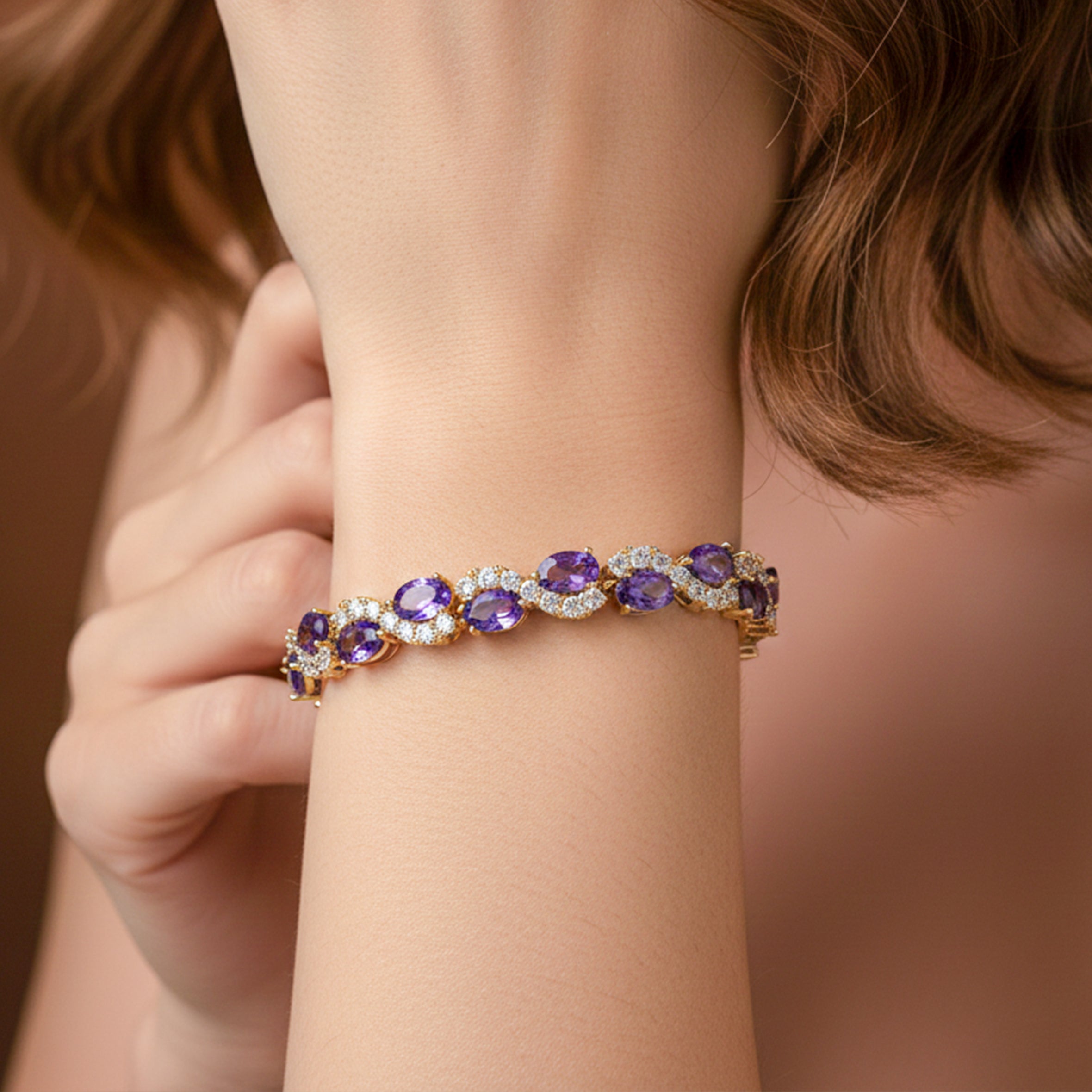 Purple Halo Bracelet GWB -146