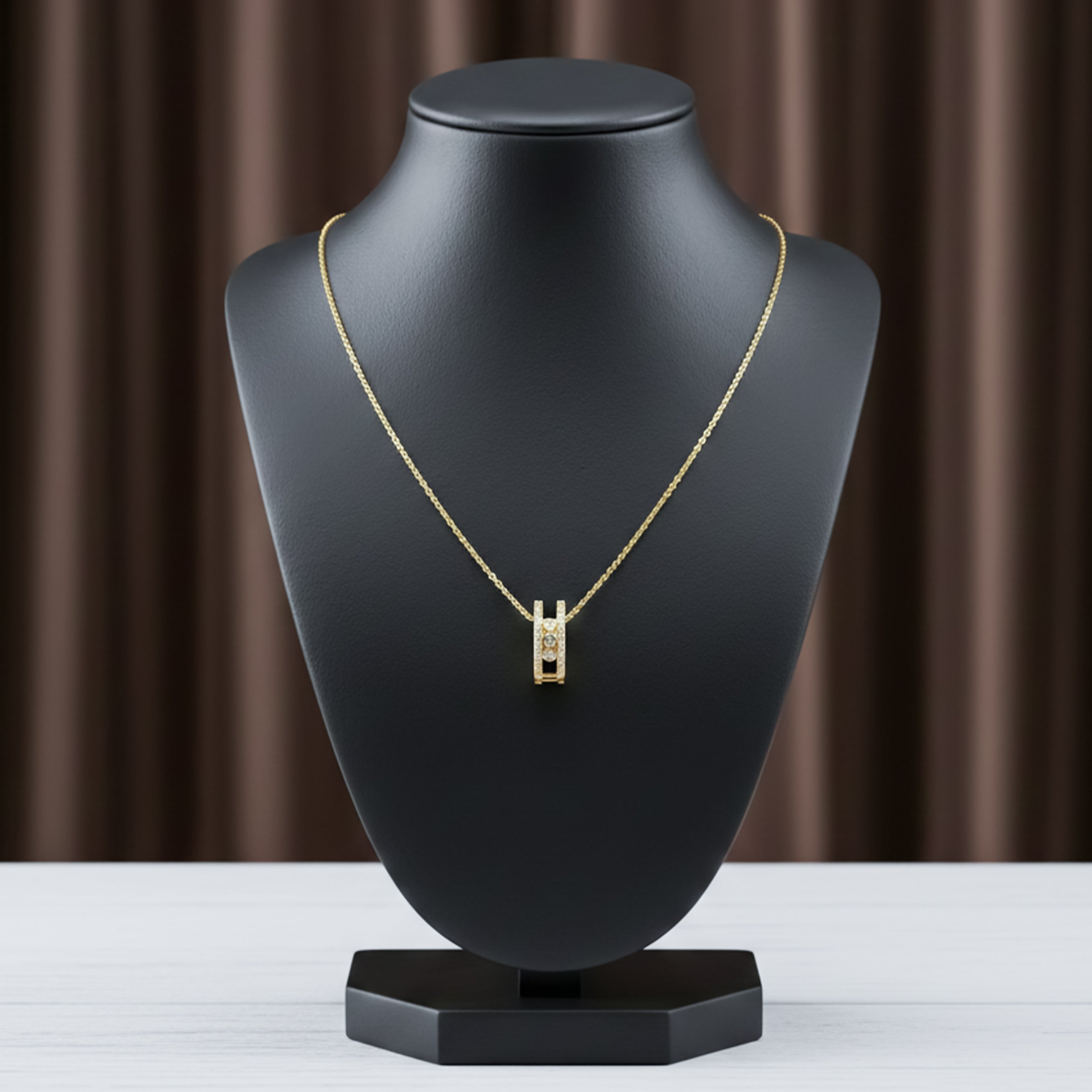 Spark Bar Pendant Necklace GWN -47