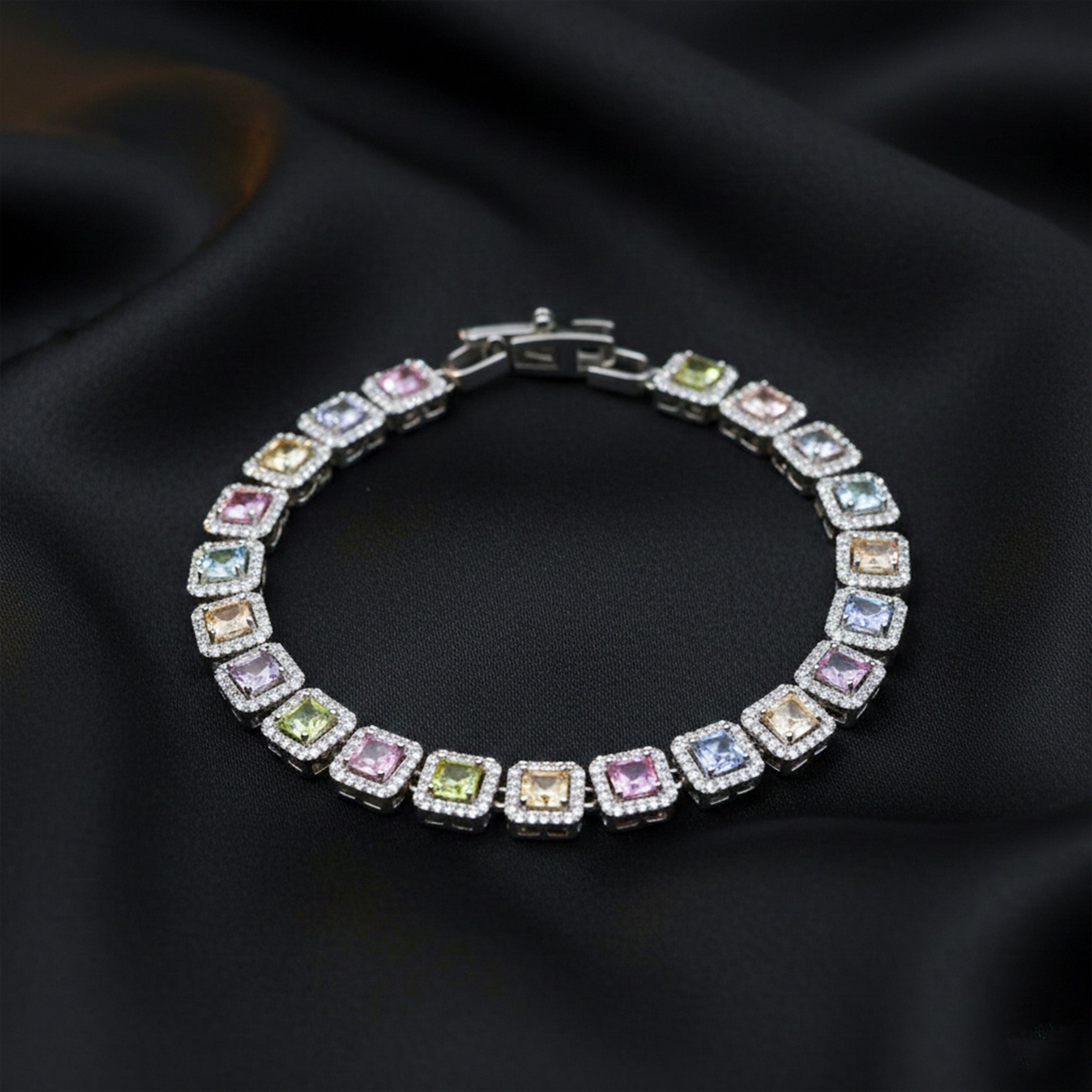 Princess Cut Bracelet GWB -145