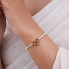 Golden Heart Tennis Bracelet GWB -99