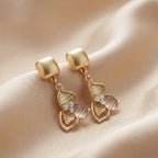 Heart Drop Earrings GWE -188