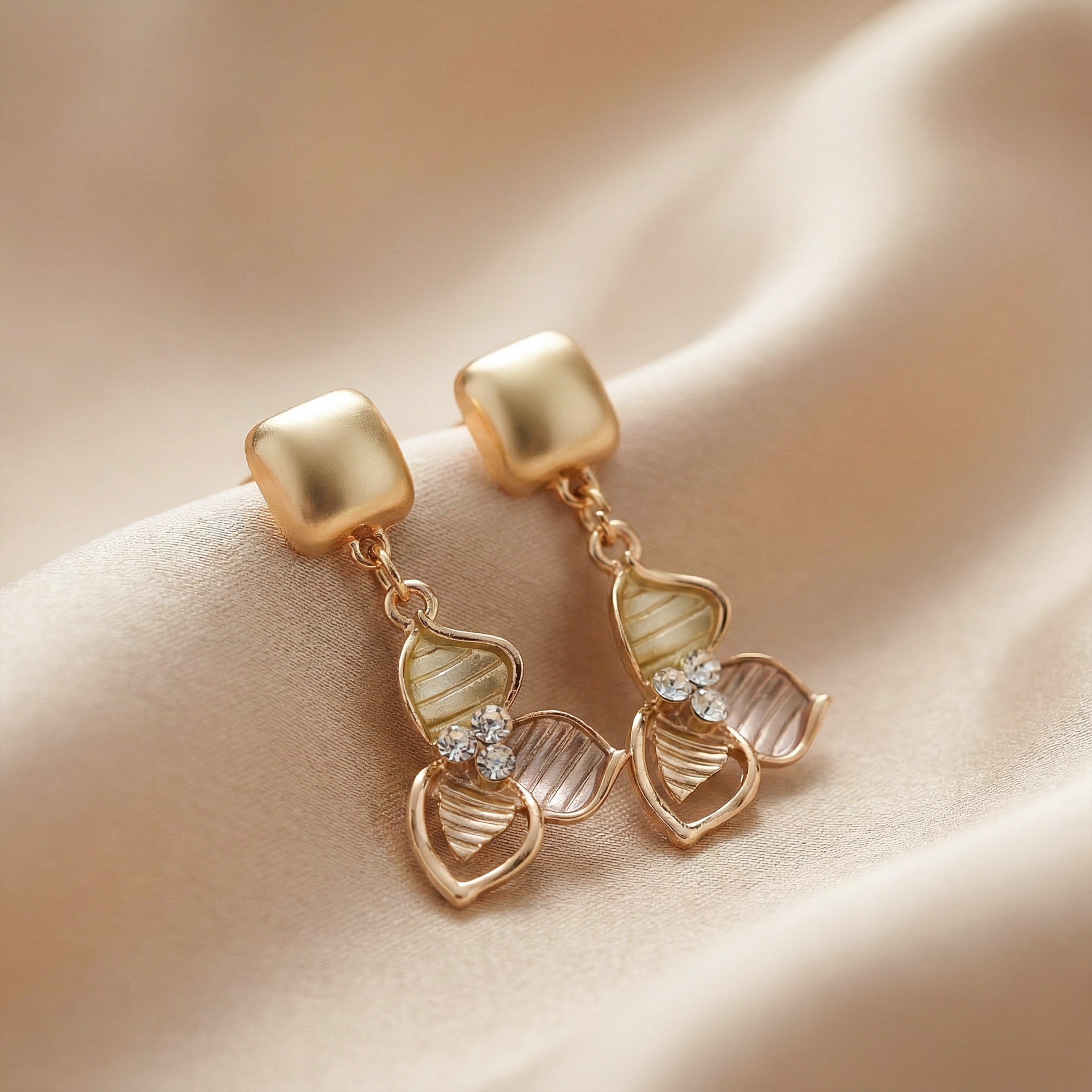 Heart Drop Earrings GWE -188