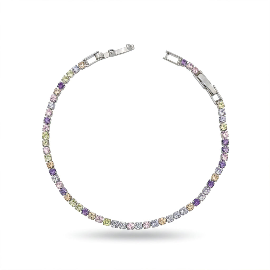 Pastel Multi-Color Tennis Bracelet GWB -65