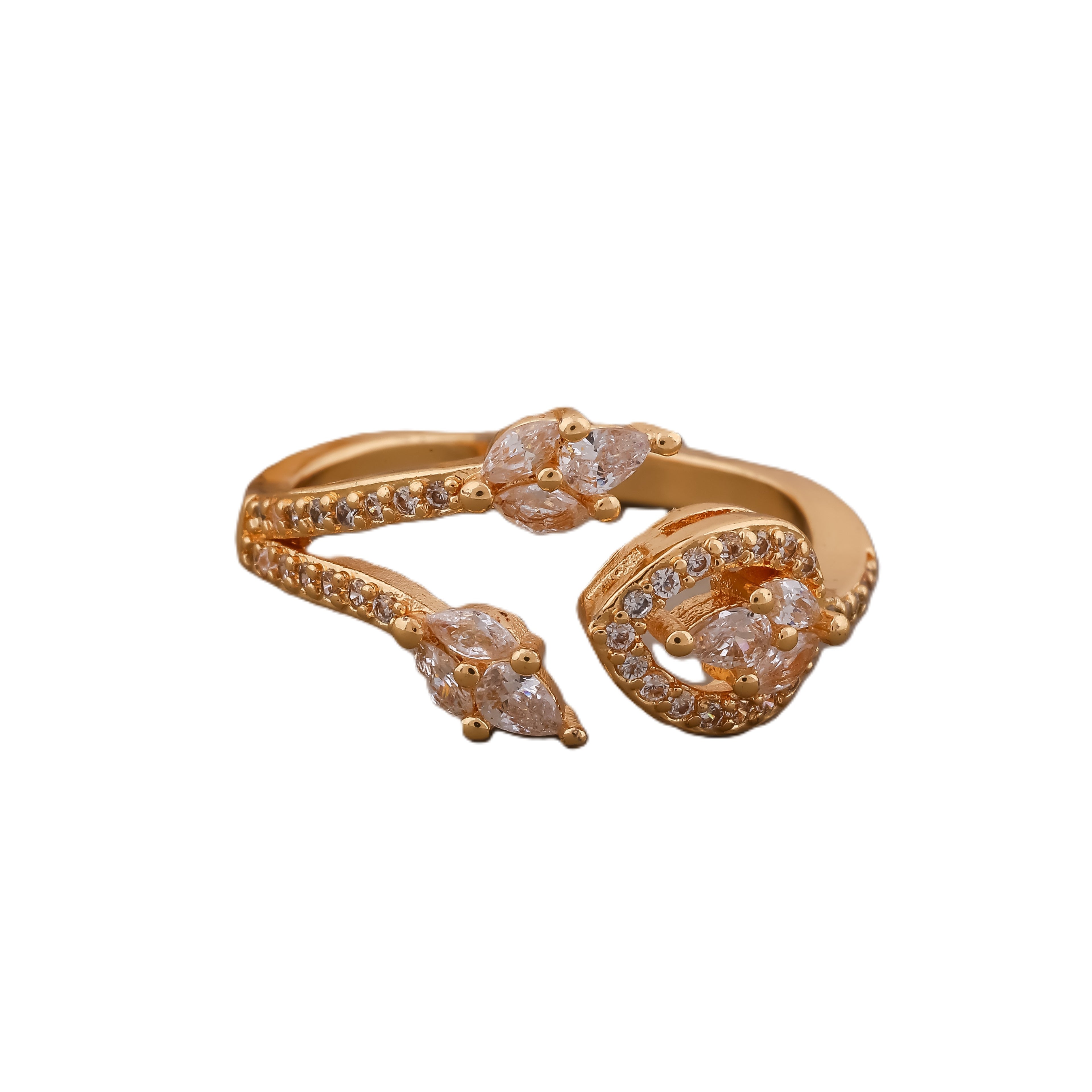 Wibestone Pihu Glow Ring – Radiant Elegance in Every Detail