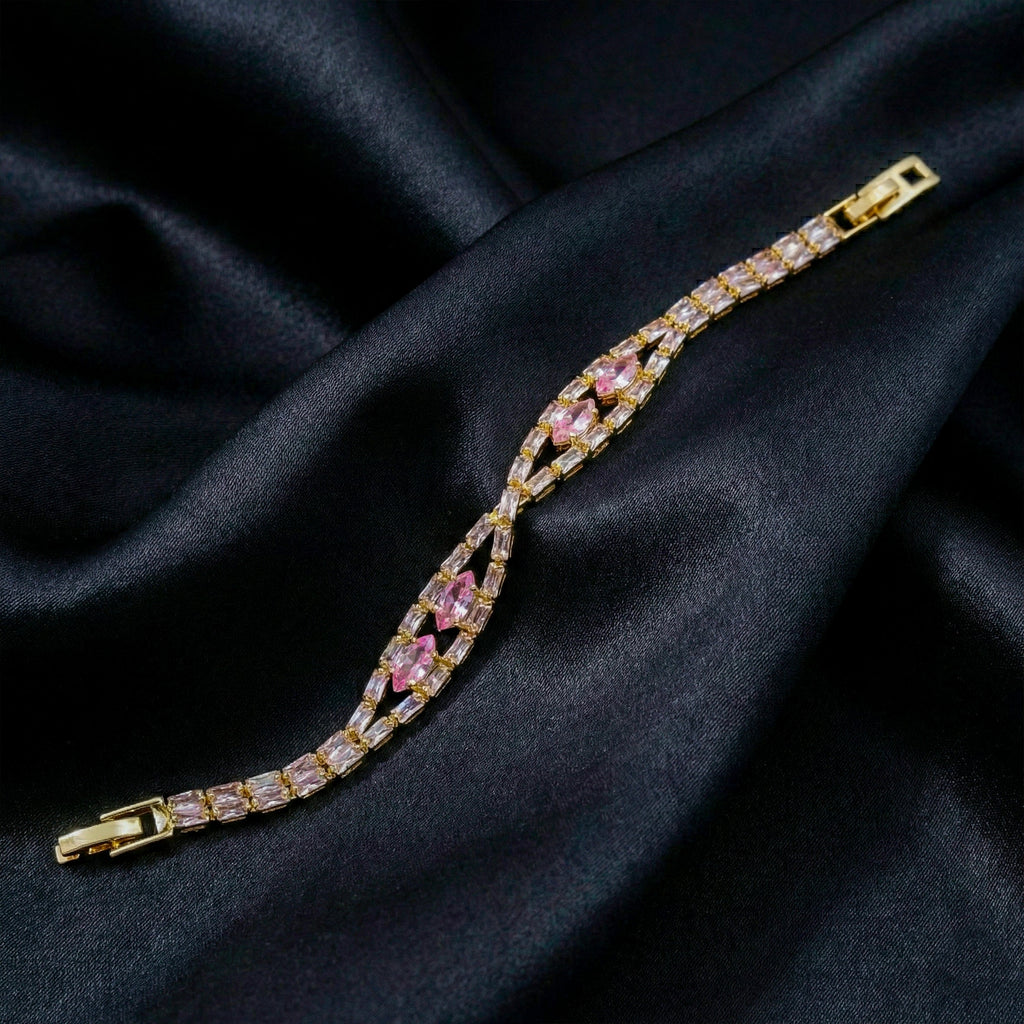Blush Pink Butterfly Bracelet GWB -125