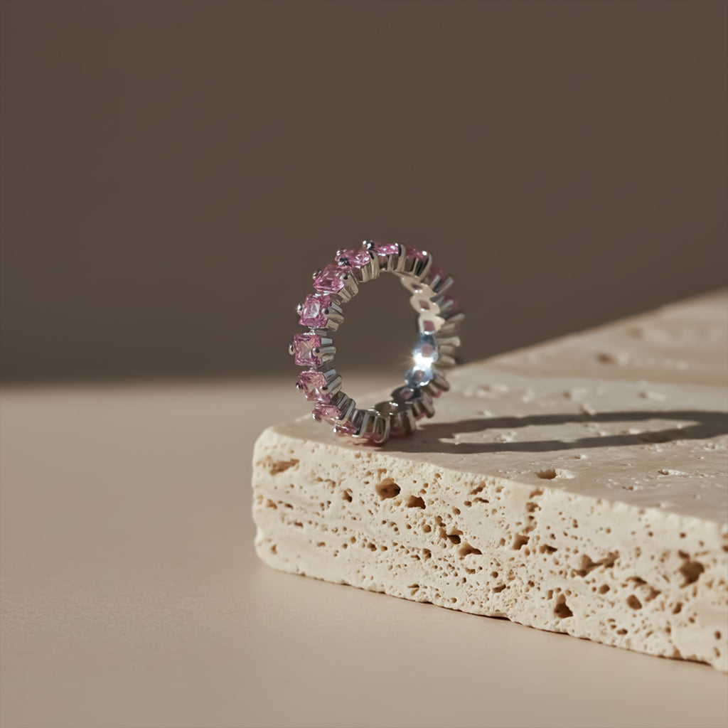 Pink Princess Eternity Ring GWR -28