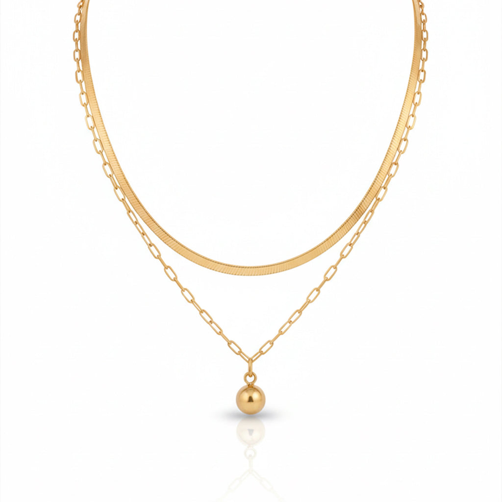 Zyra Twin Grace Necklace GWN -1