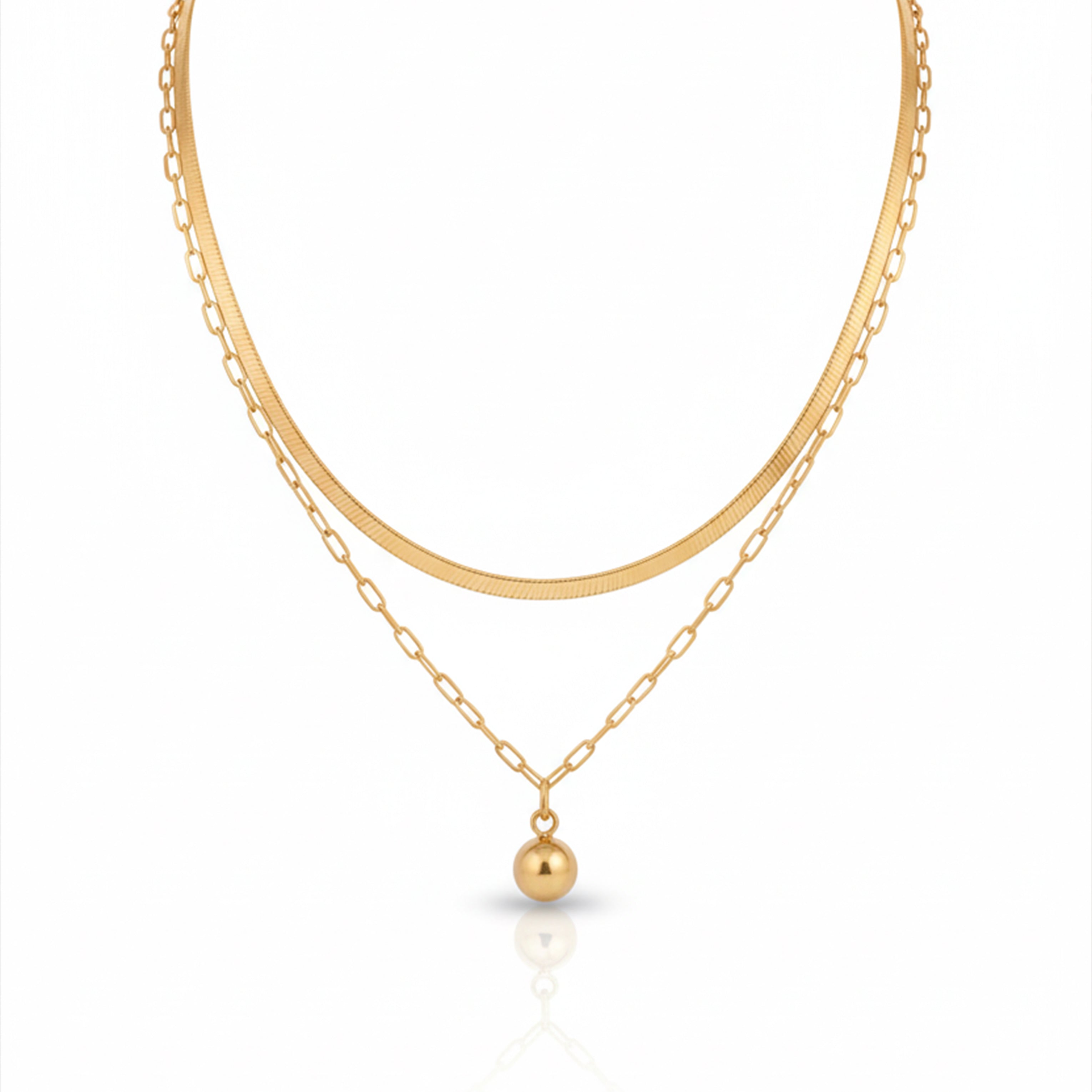 Zyra Twin Grace Necklace GWN -1