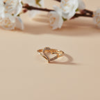 Golden Heart Spark Ring GWR -15