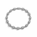 Silver Princess Halo Bracelet GWB -143