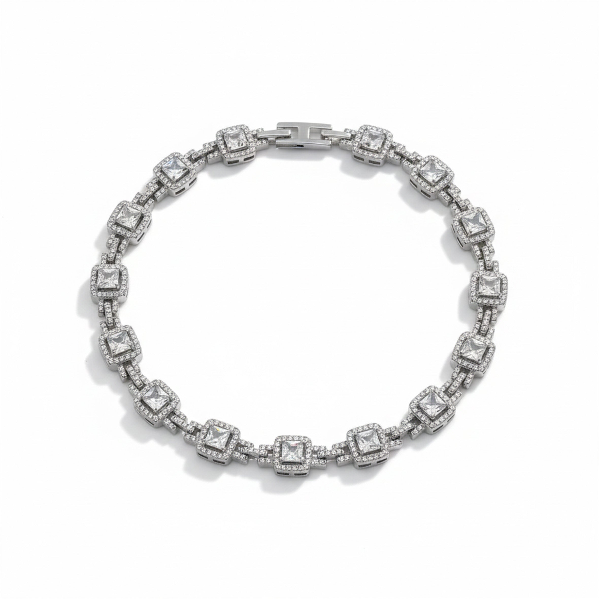 Silver Princess Halo Bracelet GWB -143