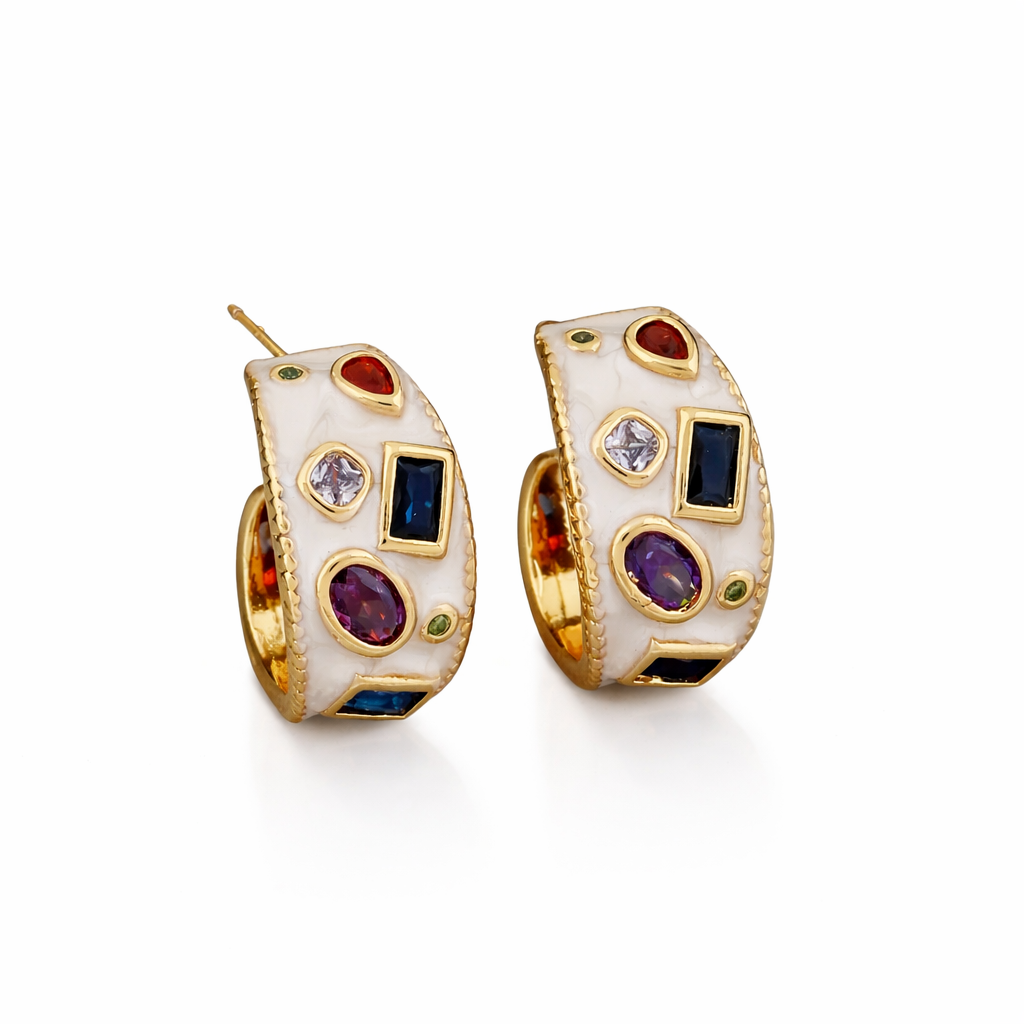 Resin Gems Women Earring GWE -1