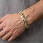 Men’s Gold-Tone Cuban Link Bracelet GMB -8