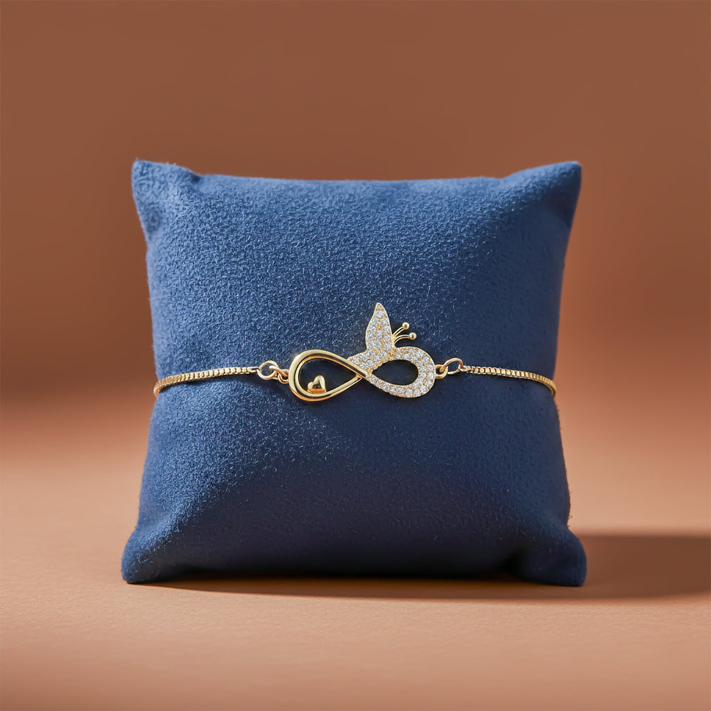 Infinity Butterfly Adjustable Bracelet GWB -167