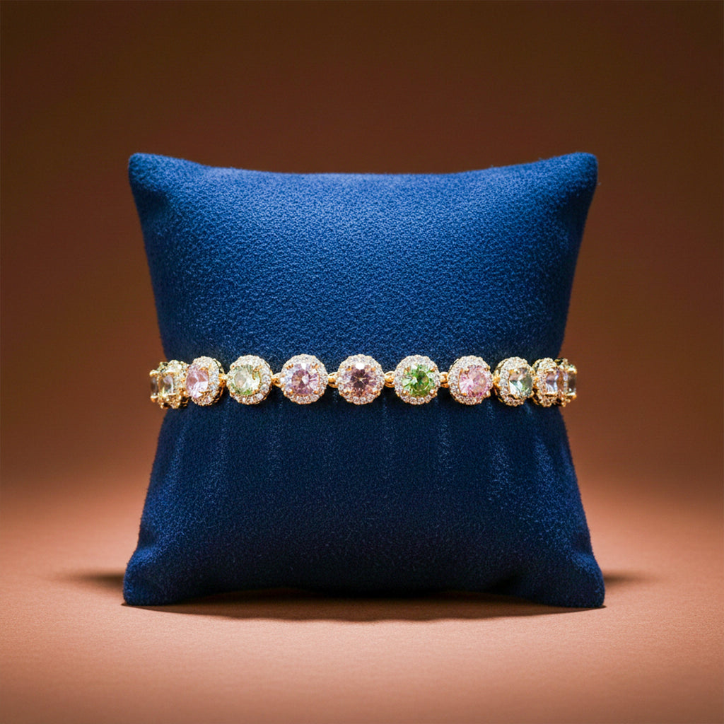 Gold Multi-Color Bracelet GWB -149