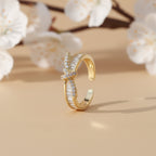 Golden Infinity Spark Ring GWR -49