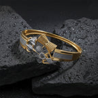 Men’s Gold-Tone Designer Kada GMK -1