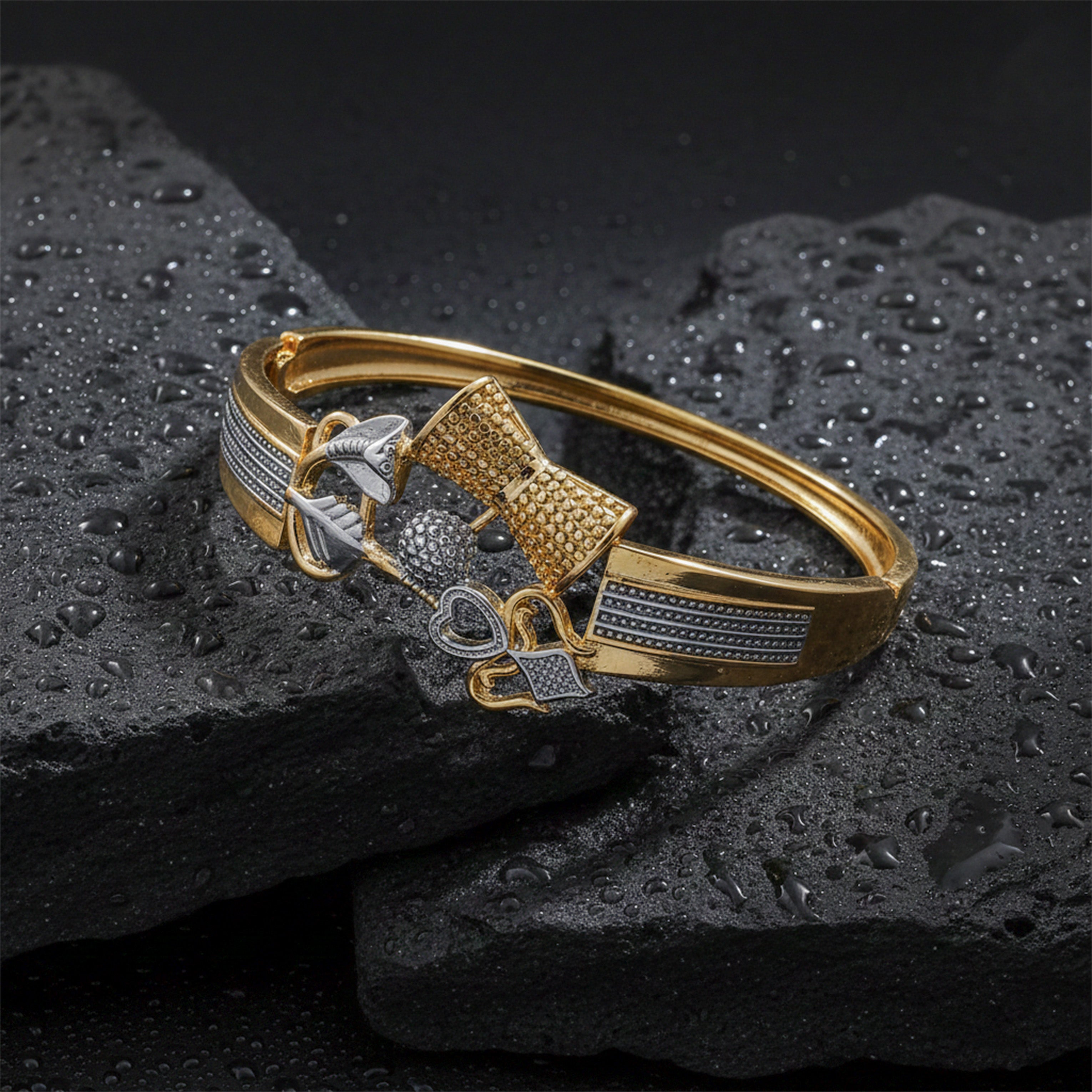 Men’s Gold-Tone Designer Kada GMK -1