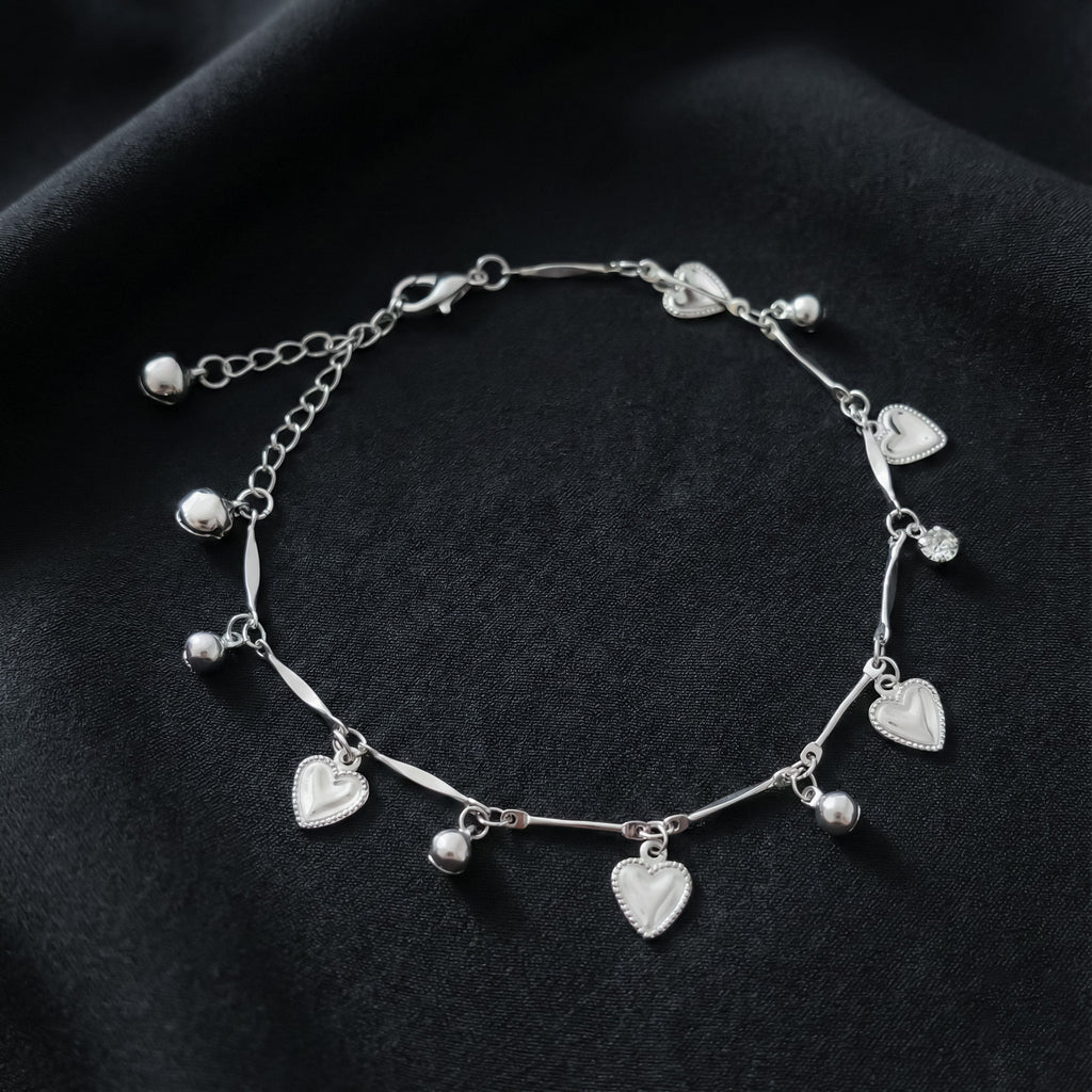 Heart Charm Anklet GWA -36