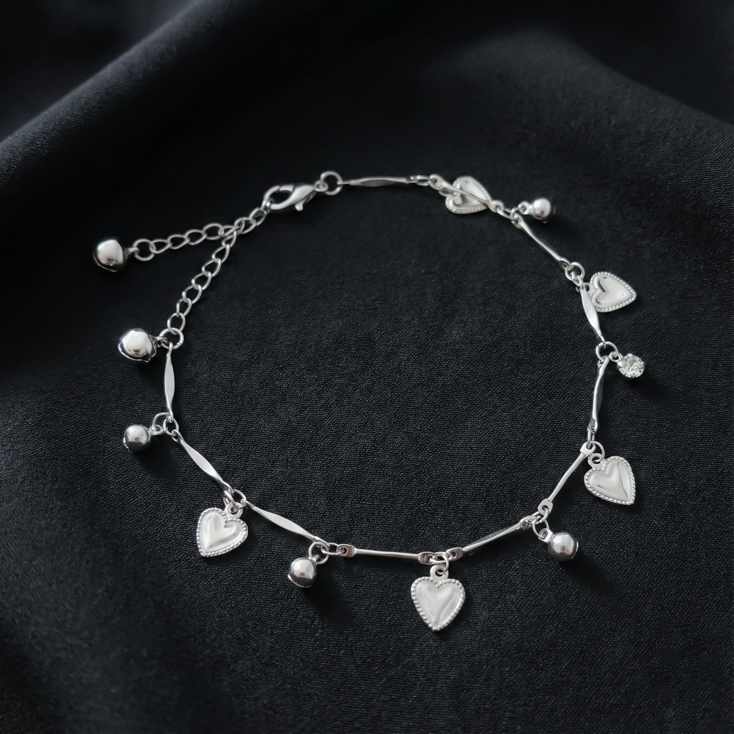 Heart Charm Anklet GWA -36