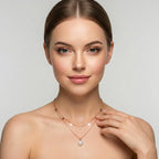 Zyra Twin Grace Necklace GWN -1