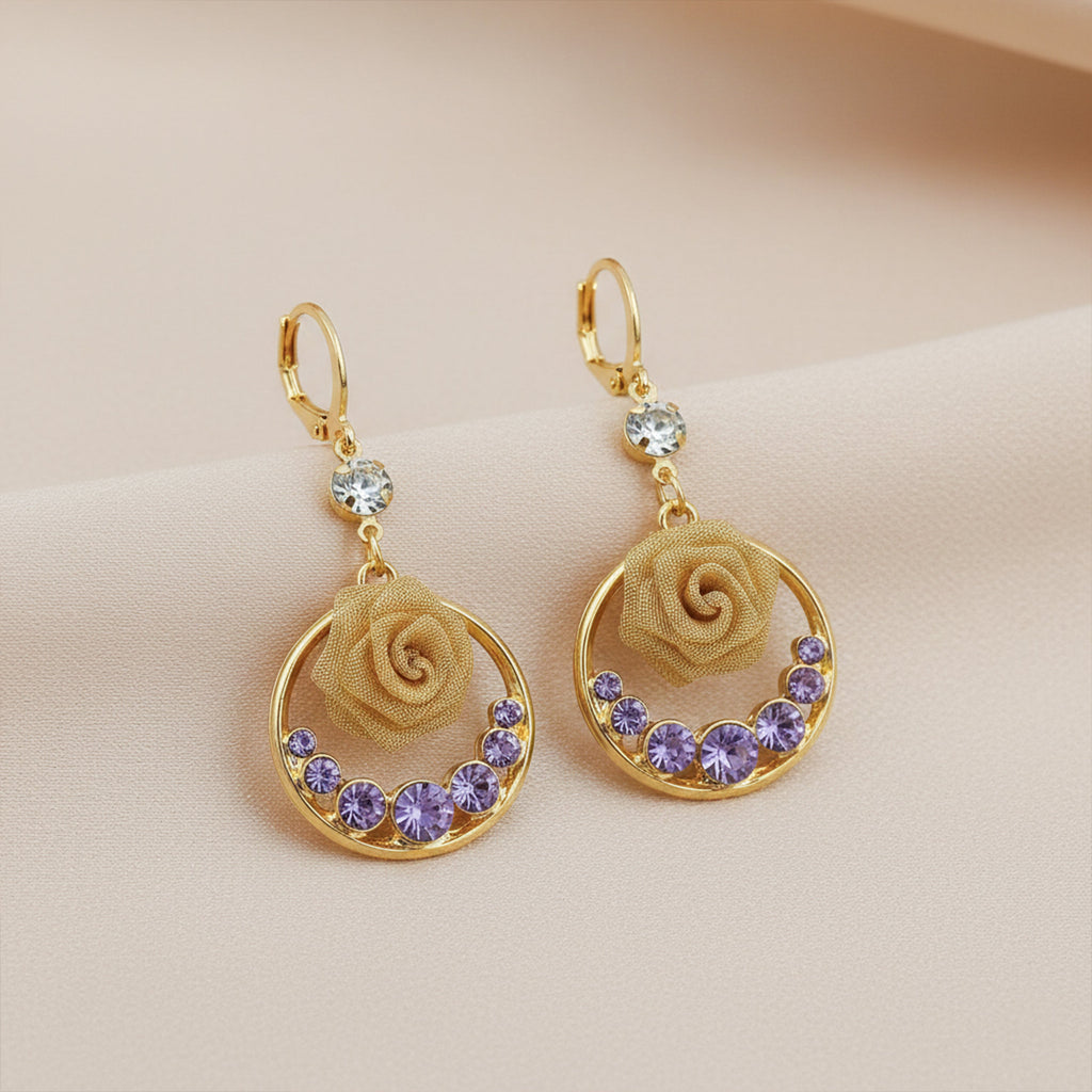 Gold Hoop Earrings GWE -159