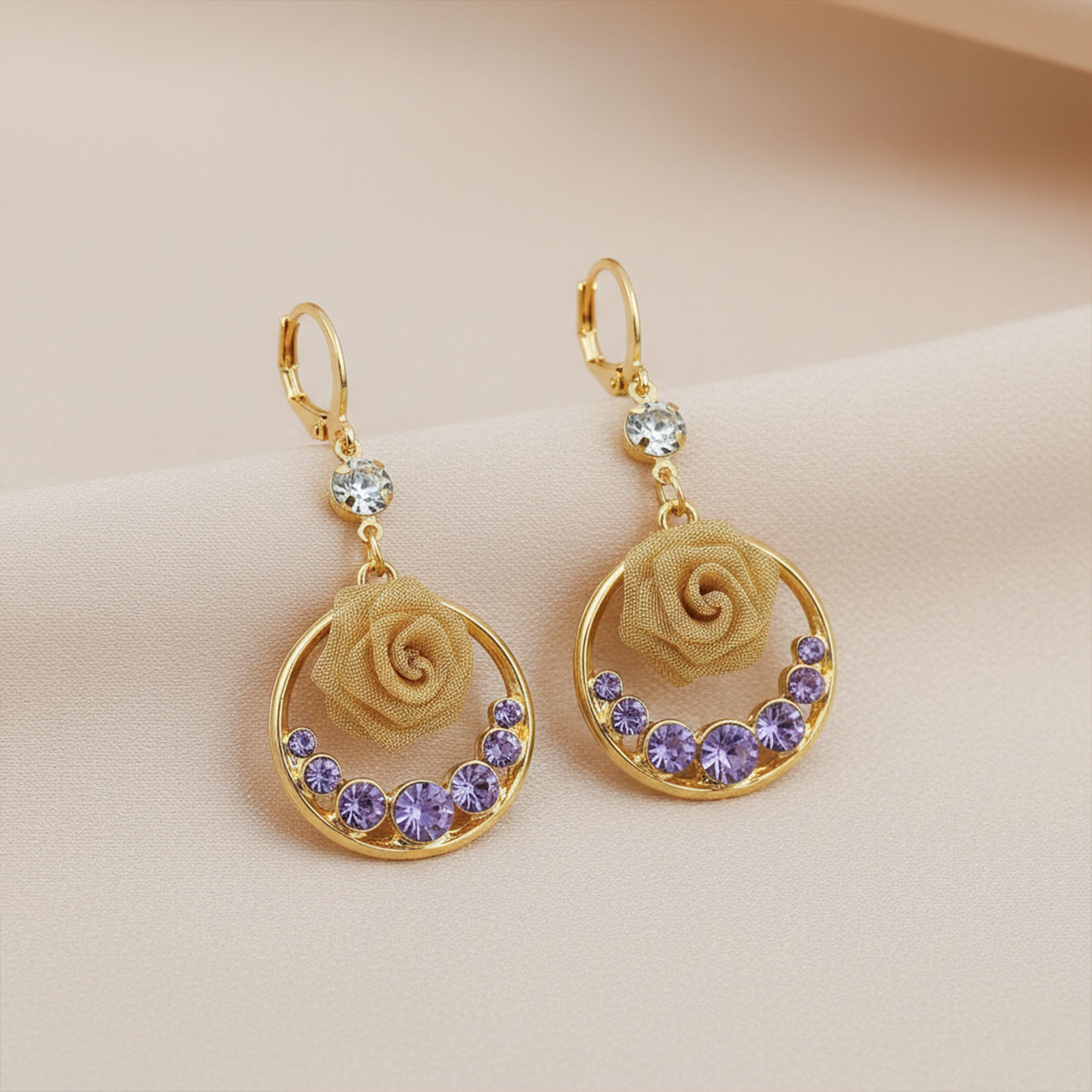Gold Hoop Earrings GWE -159