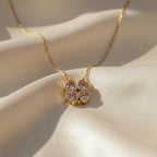 Clover Heart Pendant Necklace GWN -85