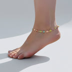Rainbow Butterfly Anklet GWA -35