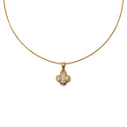 Elegant Floral Gold Necklace GWN -165