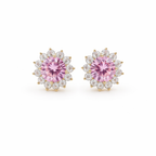 Blush Halo Stud Earrings GWE -73