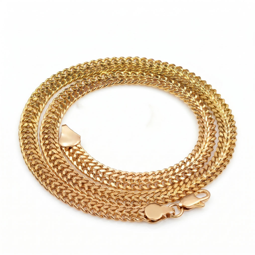 Men’s Gold Tone Wheat Chain GMR -9