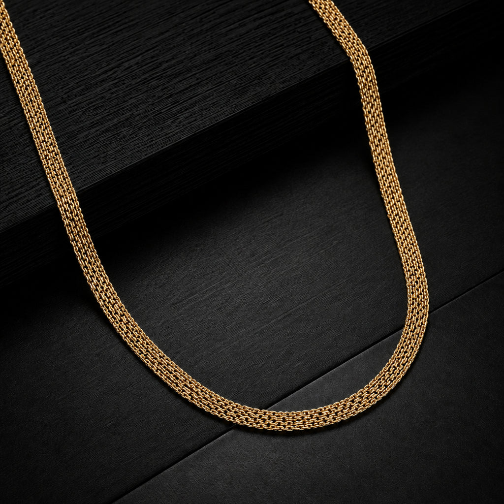 Men’s Gold Tone Mesh Chain GMC -10