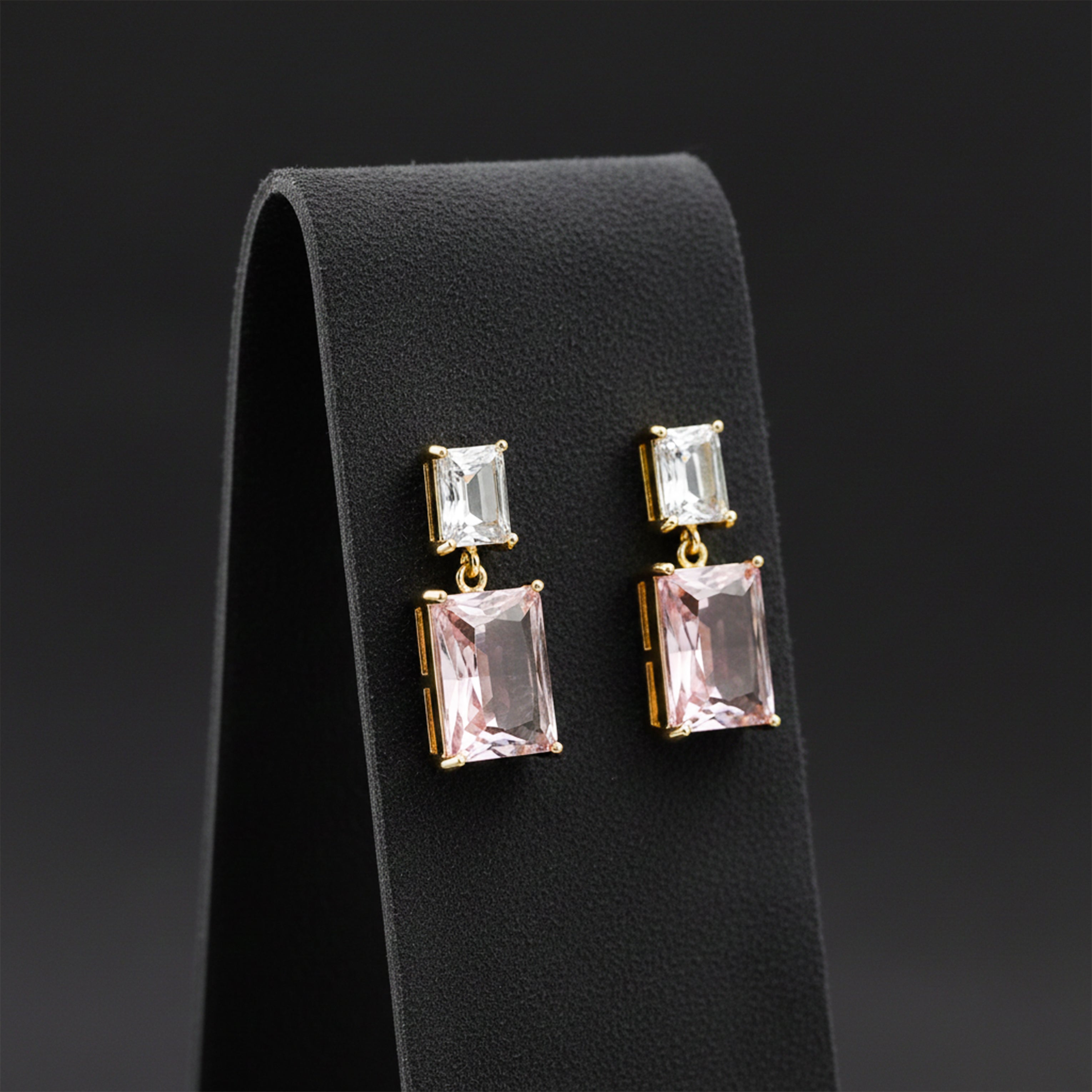 Prism Crystal Drop Earrings GWE -161