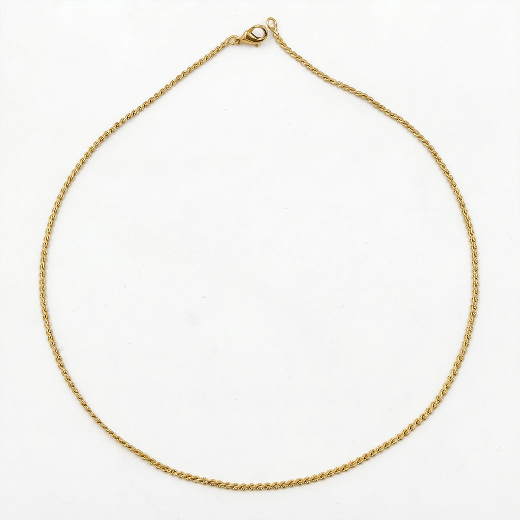Men’s Gold Tone Rope Chain GMC -30
