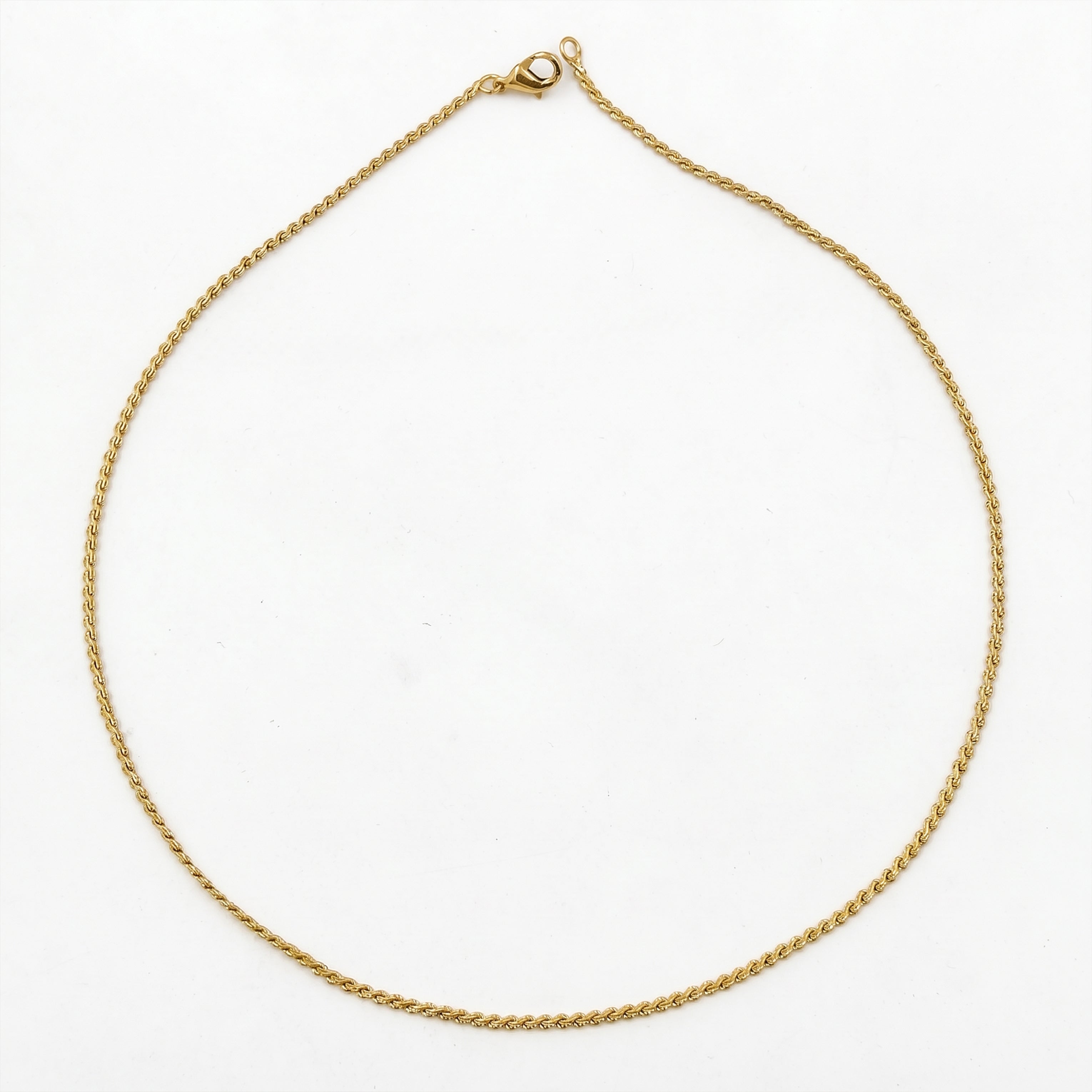 Men’s Gold Tone Rope Chain GMC -30