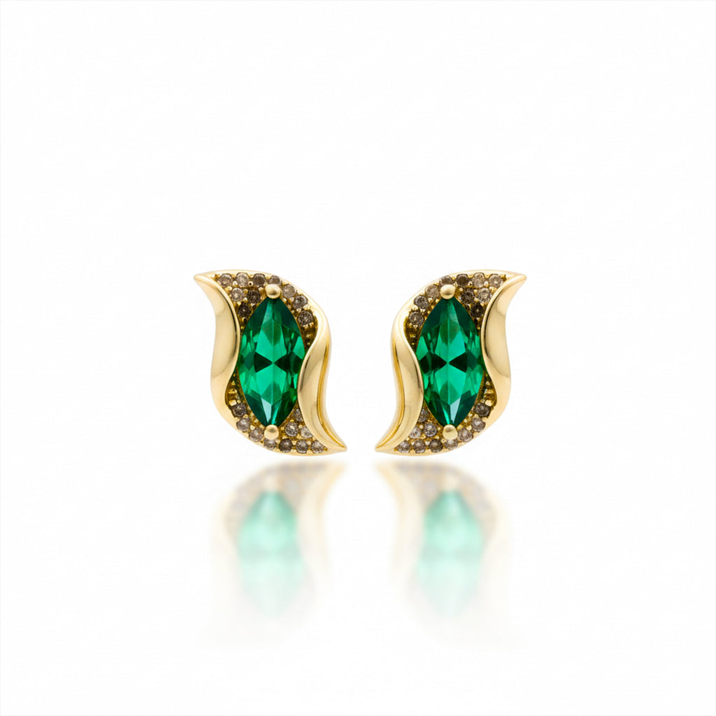 Green Leaf Studs earring GWE -122