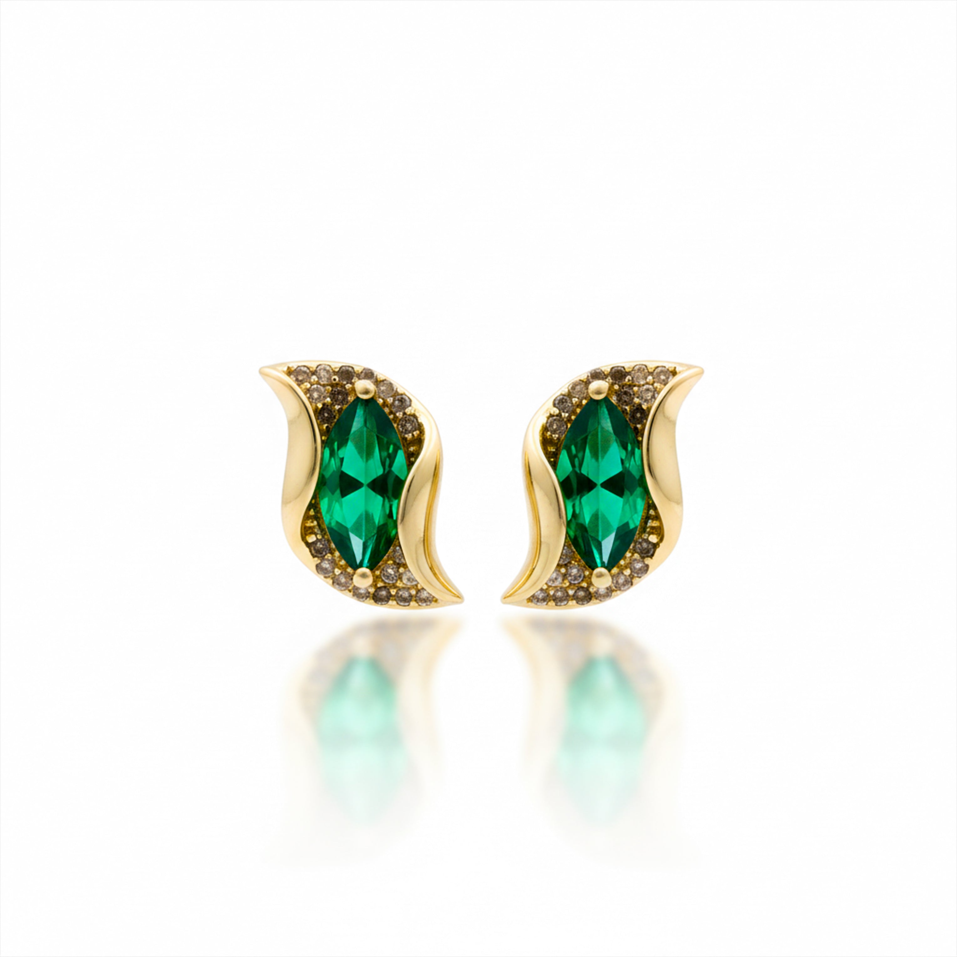 Green Leaf Studs earring GWE -122