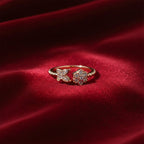 Golden Butterfly Bloom Ring GWR -11