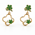 Green Clover Earrings GWE -182