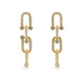 Gold Chain Earrings GWE -125