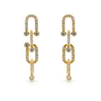 Gold Chain Earrings GWE -125