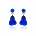 Royal Blue Teardrop Earrings GWE -215