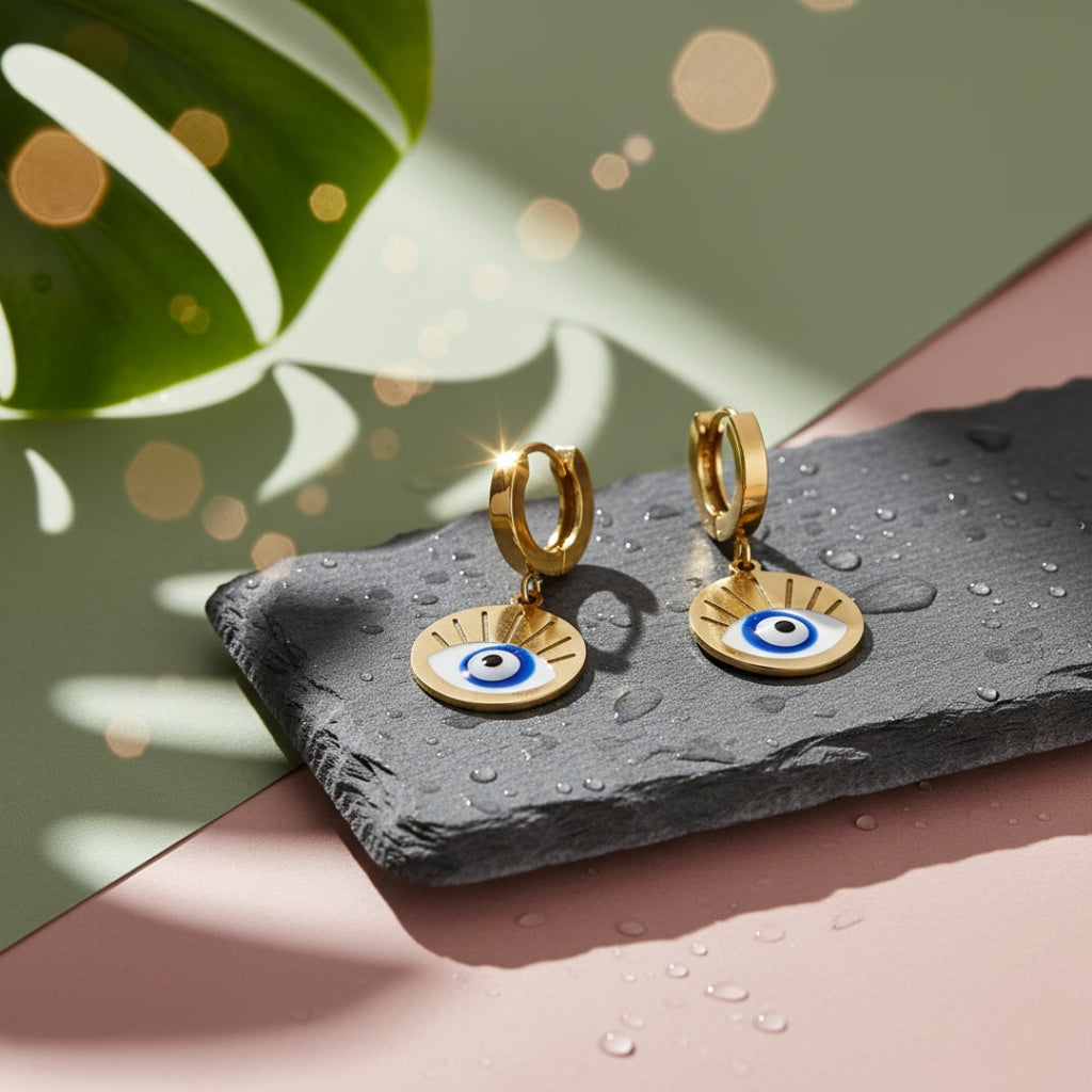 Evil Eye Round Earing GWE -5